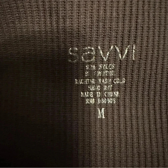 NWT Savvi Sommer leggings brownish purple size M - Picture 10 of 10